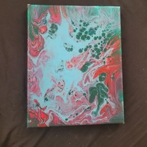 Acrylic pour paint